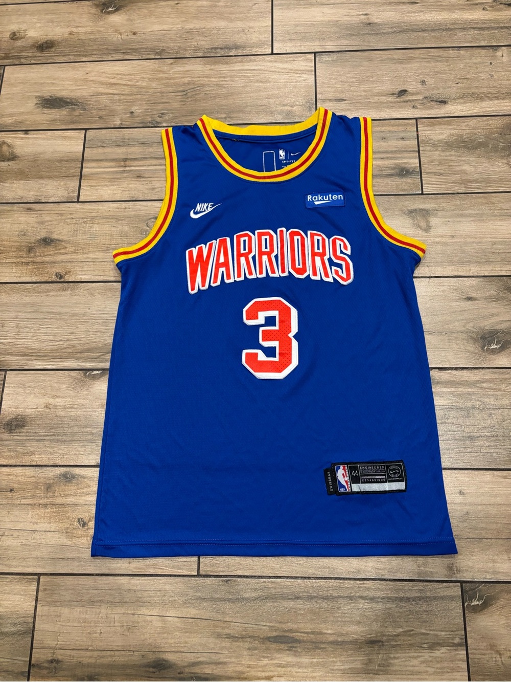 Nike NBA Golden State Warriors Jordan Poole 3 Swingman Jersey Blue 44